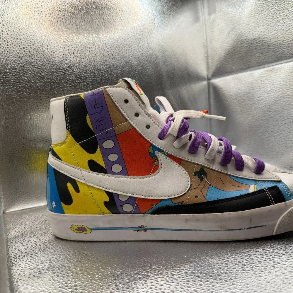 Size 10.5 Nike Flyleather Blazer Mid '77 QS 'Ruohan Wang' Mens Shoes CZ3775-900‎
